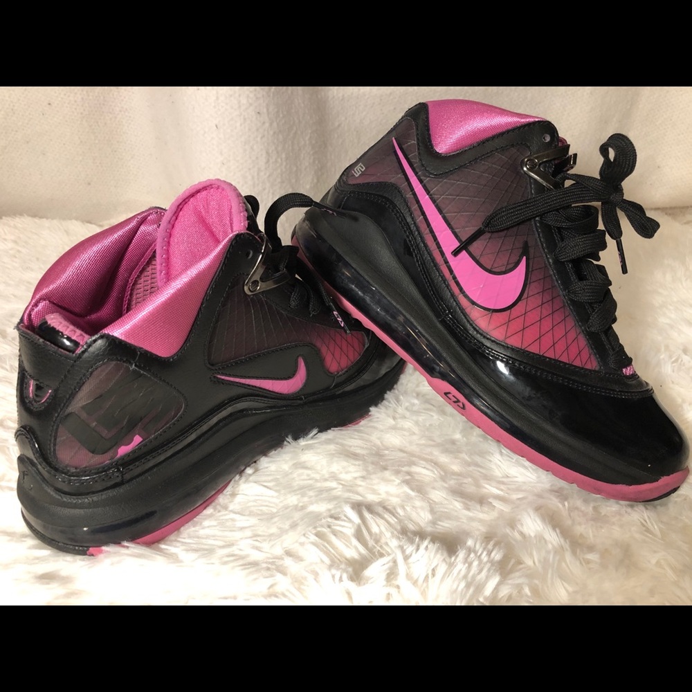 Kids Nike Air Max Lebron GS VII Pink Fire